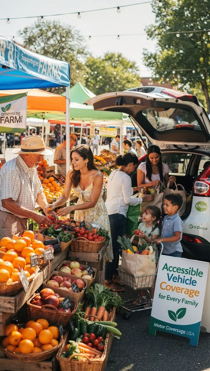 Счастливая семья, использующая свой автомобиль, наслаждаясь безопасной поездкой.
