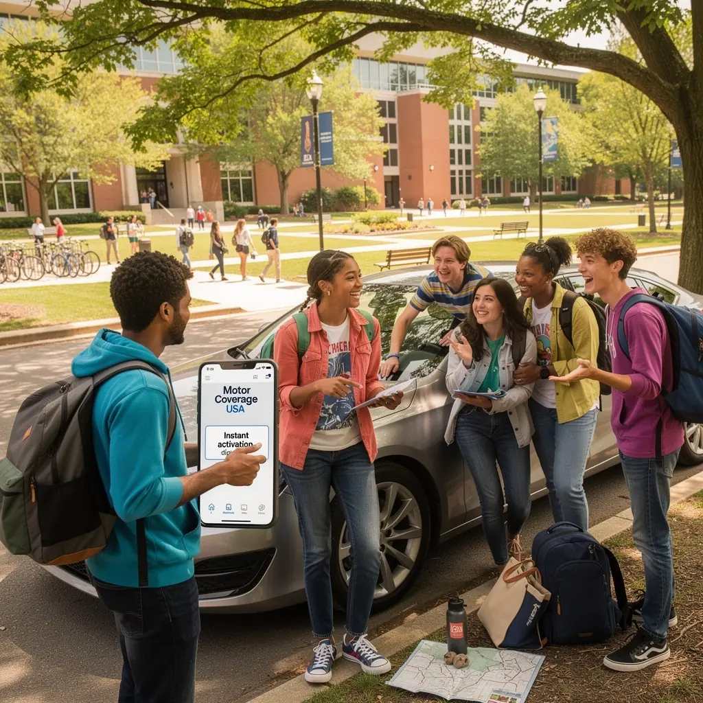 Скриншот мобильного приложения для оформления страховых полисов и подачи заявлений.