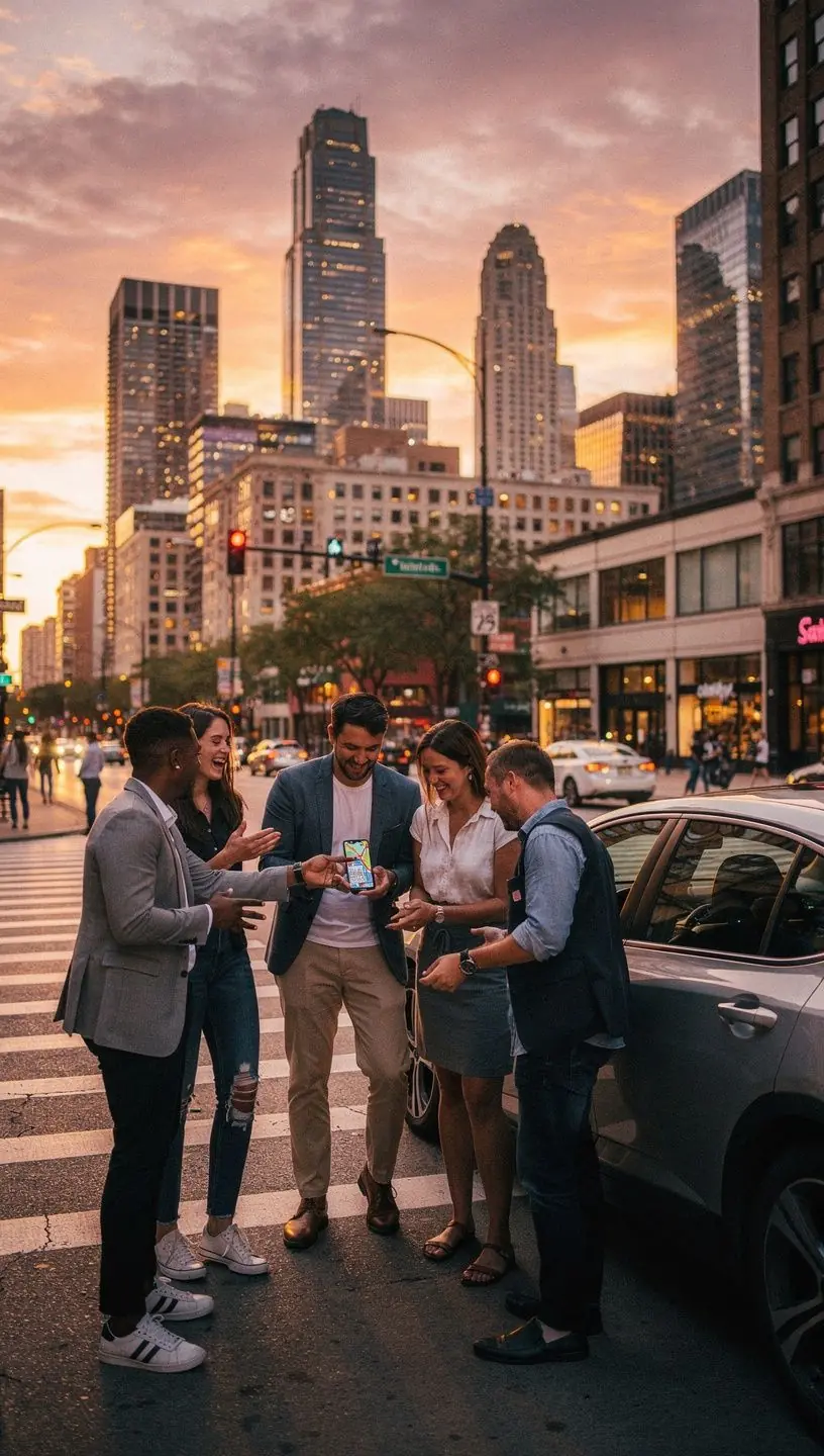 Изображение автомобиля на фоне американского флага, символизирующее защиту транспортного средства.