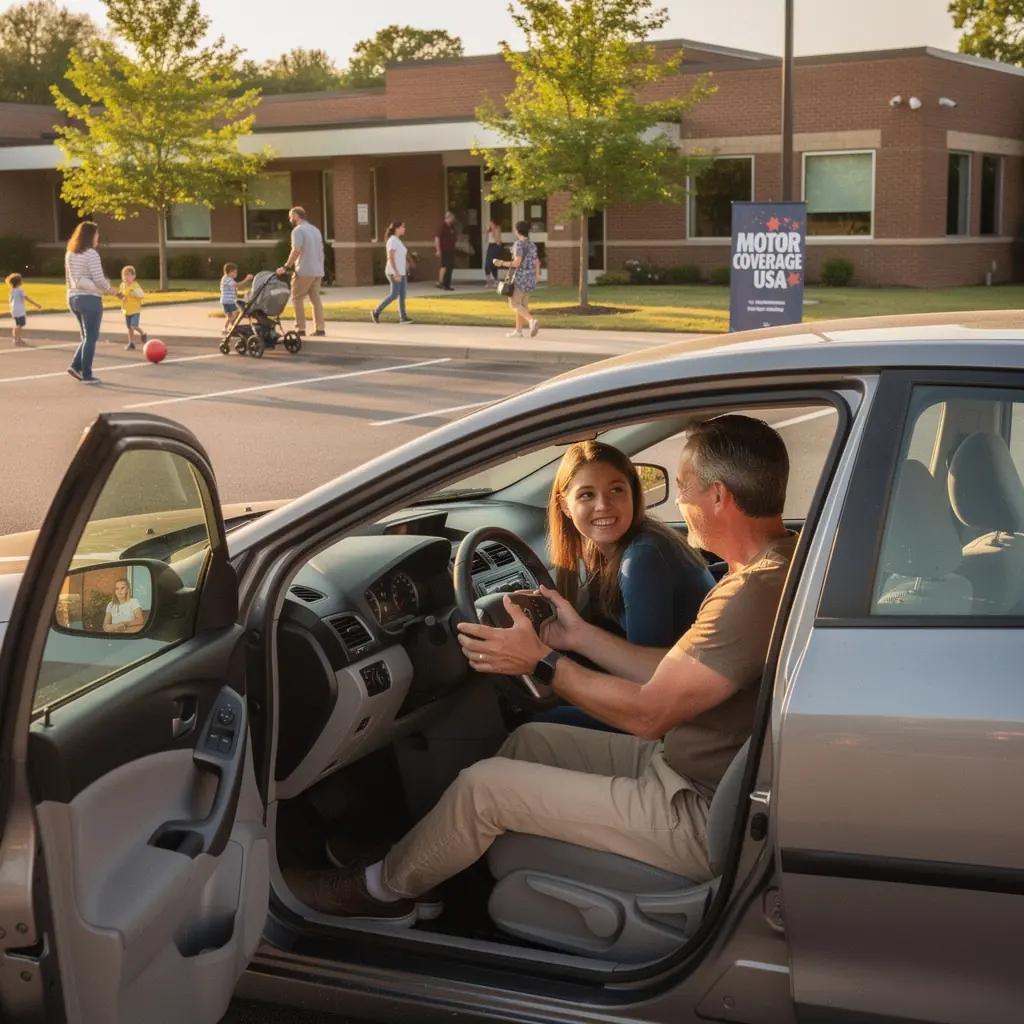 Изображение автомобиля с защитной оберткой, символизирующей полное покрытие страховки.