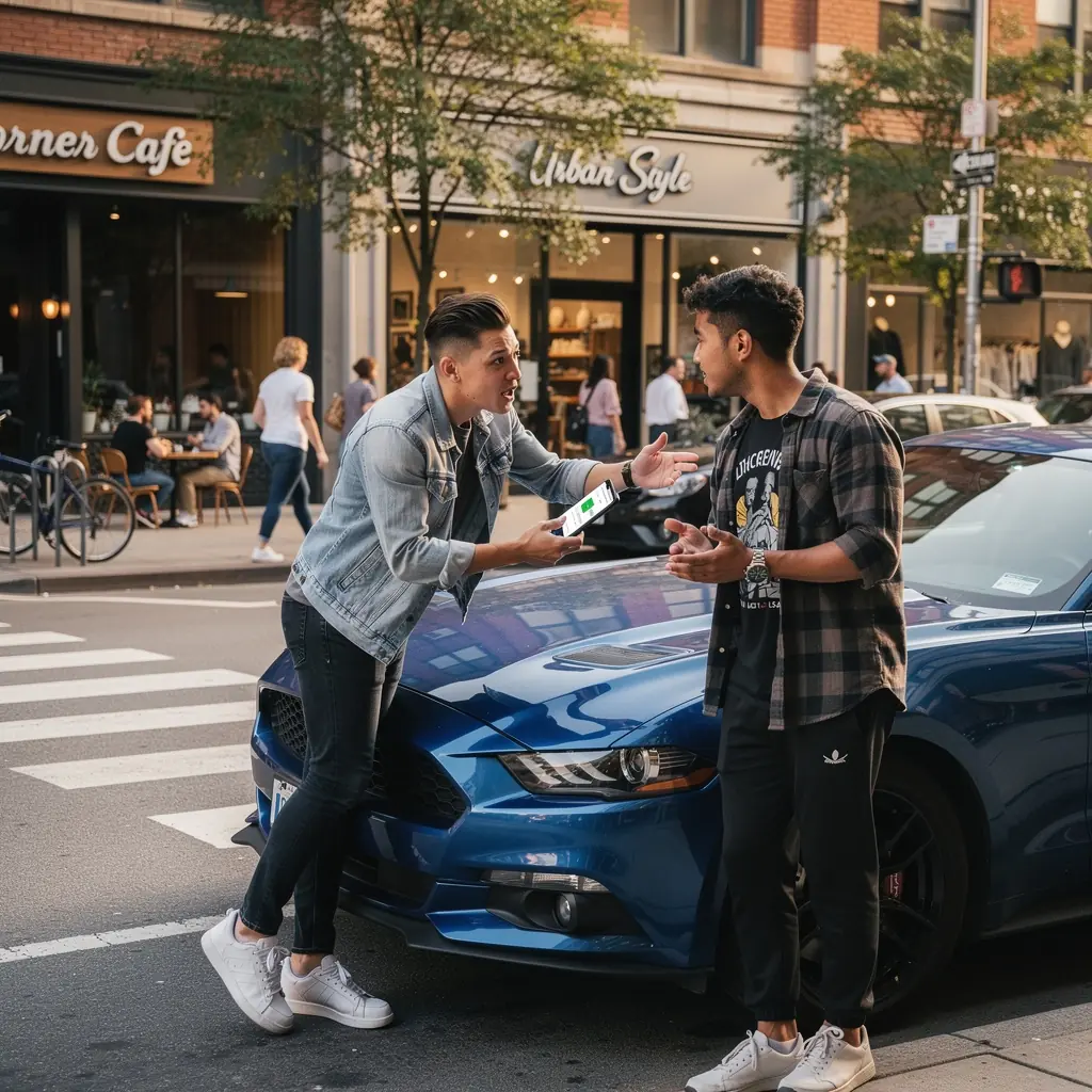 Скриншот мобильного приложения для подачи цифровых заявок на страхование.